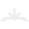 Ekena Millwork Vanguard Architectural Grade PVC Gable Bracket, 72"W x 33"H x 2"D x 6"F, 11/12 Pitch GBP072X33X0206VAN00 - alternate 4